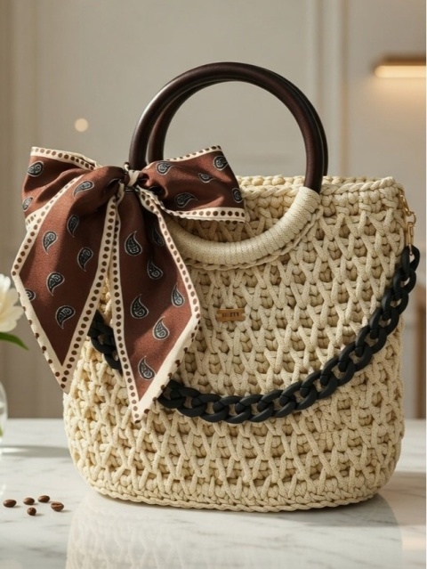 Torebka, kuferek Ecru